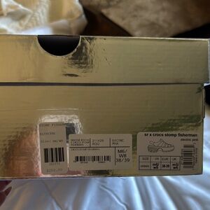 Simone Rocha x Crocs Stomp Fisherman Electric Pink Shoes